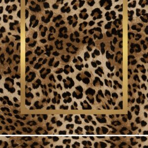 Leopard Bath Mat Set