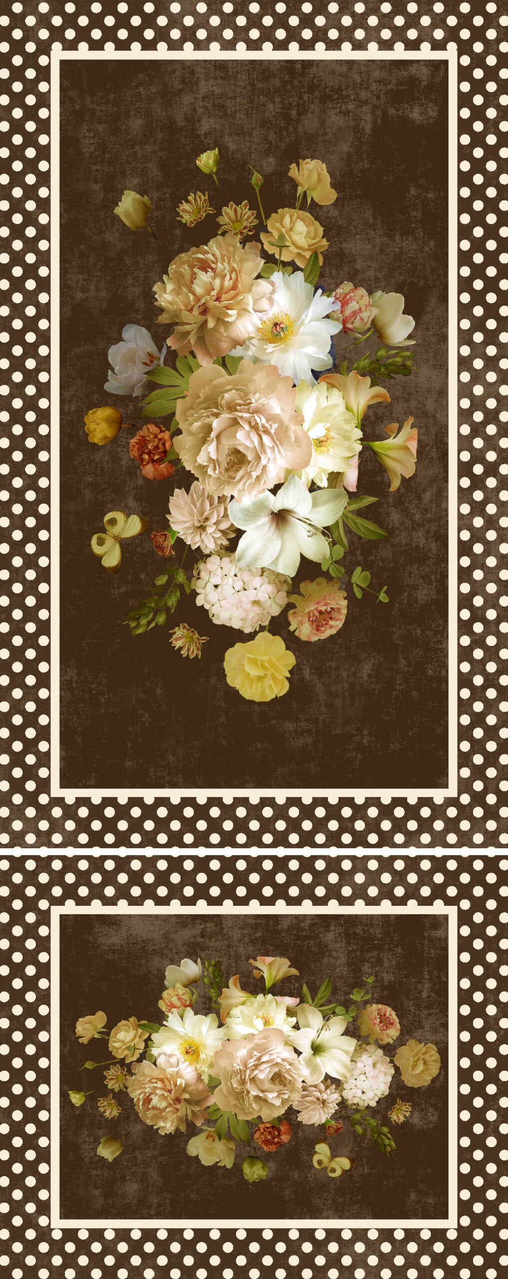 Floral Bouquet Bath Mat Set