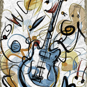 Music Instruments Kids Rug