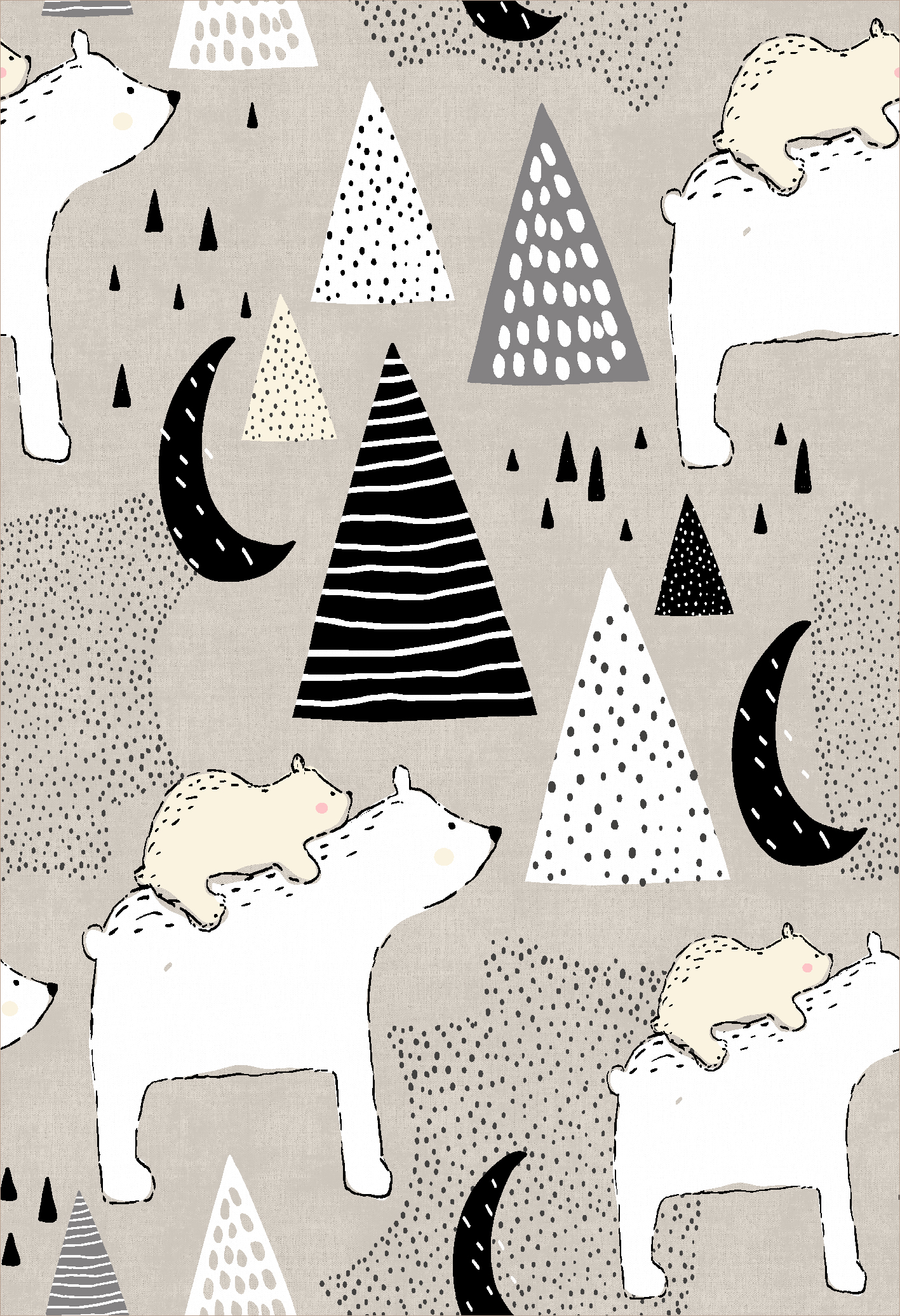 Polar Bear Mountain Kids Rug