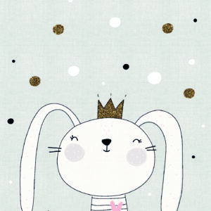 Bunny Princess Kids Rug