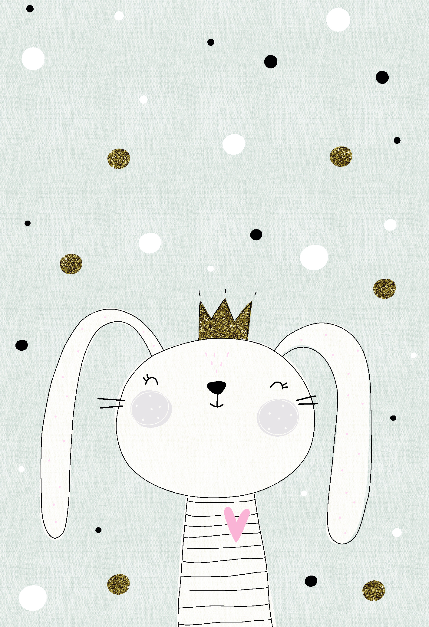 Bunny Princess Kids Rug