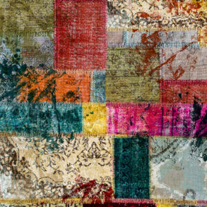Multicolor Patchwork Rug