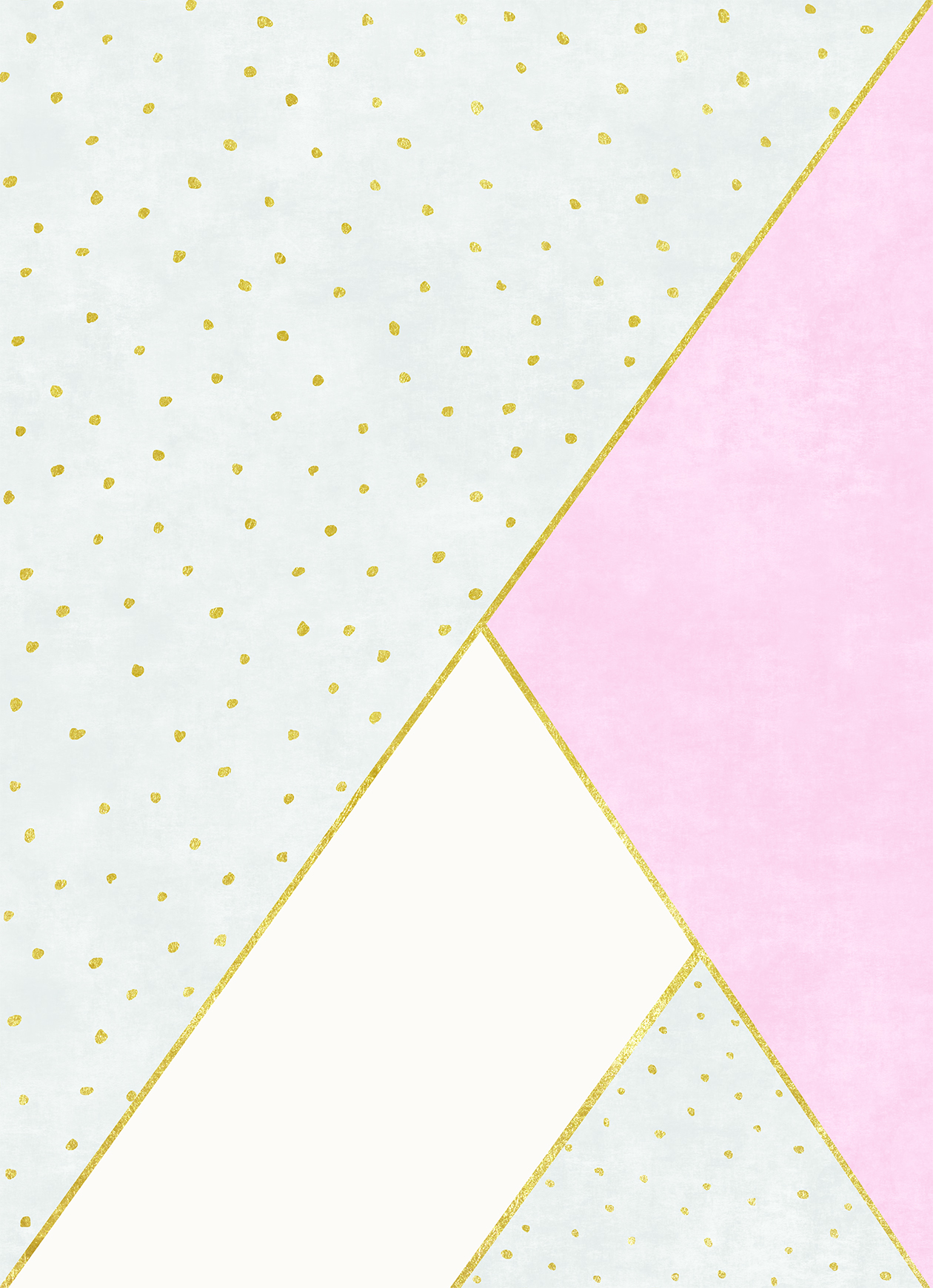 Pastel Geometric Kids Rug