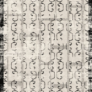 Ivory Chain Geometric Rug