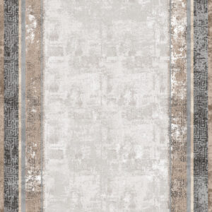 Taupe Border Contemporary Rug