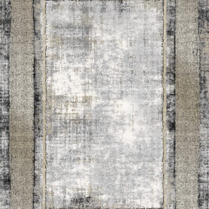 Grey Border Vintage Rug