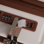 COSTCOZY 3-Piece ABS Luggage Set – Ivory