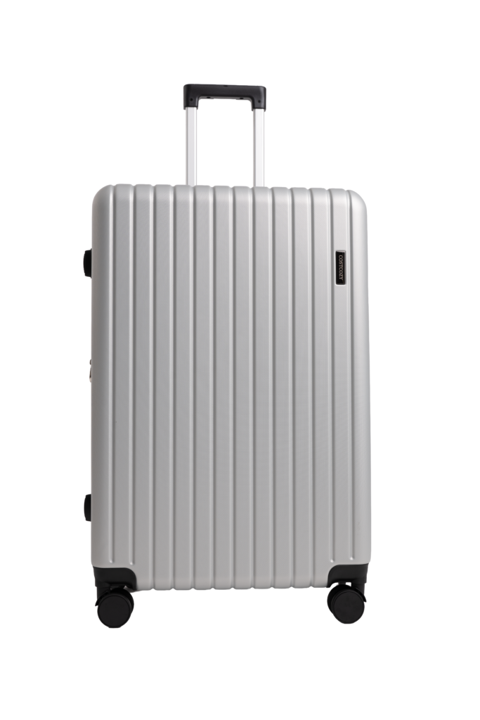 COSTCOZY 3-Piece ABS Luggage Set – Silver