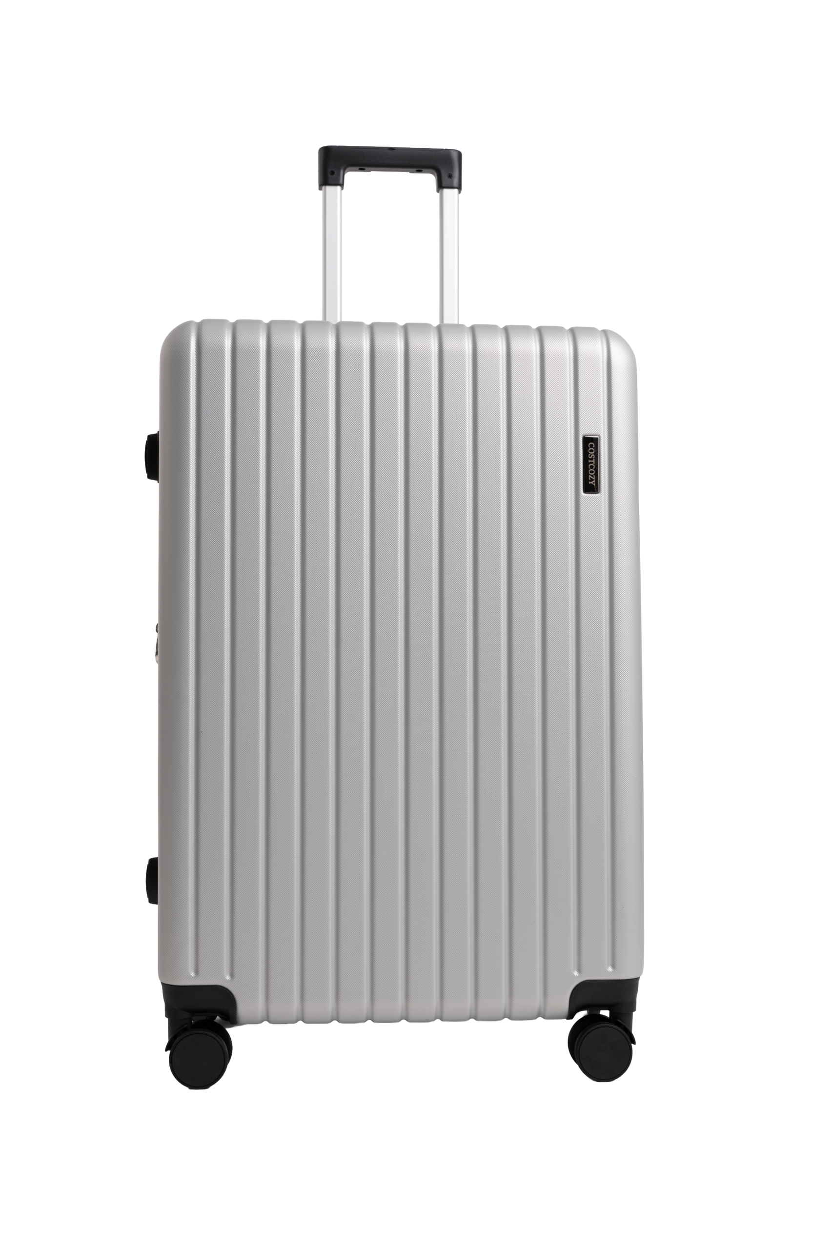 COSTCOZY 3-Piece ABS Luggage Set – Silver