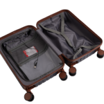COSTCOZY 3-Piece ABS Luggage Set – Navy Blue